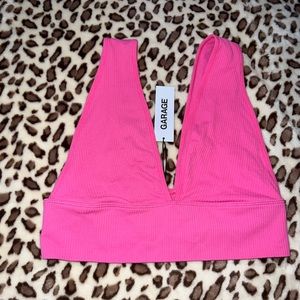 Pink crop top